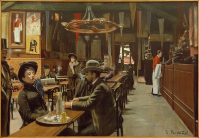 Café de Montmartre by Santiago Rusiñol